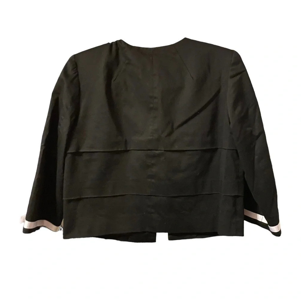 SANDRO CROPPED BOW JACKET - Picture 2 of 4